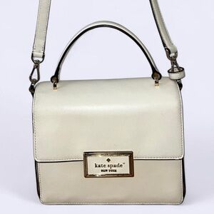 Kate Spade Cream and Gold Shoulder Bag